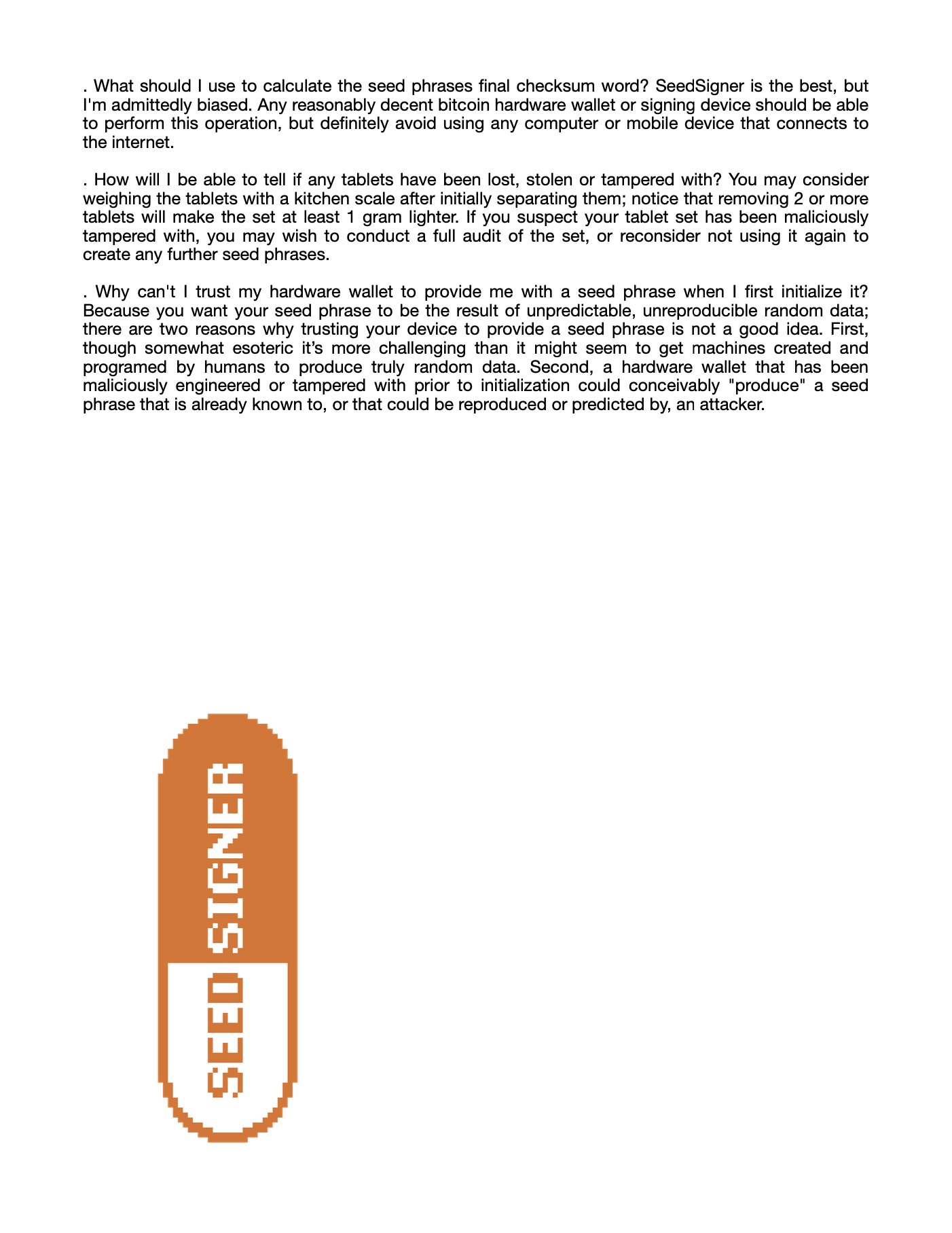 Entropia v2 Seed Tablets | BTC Hardware Solutions